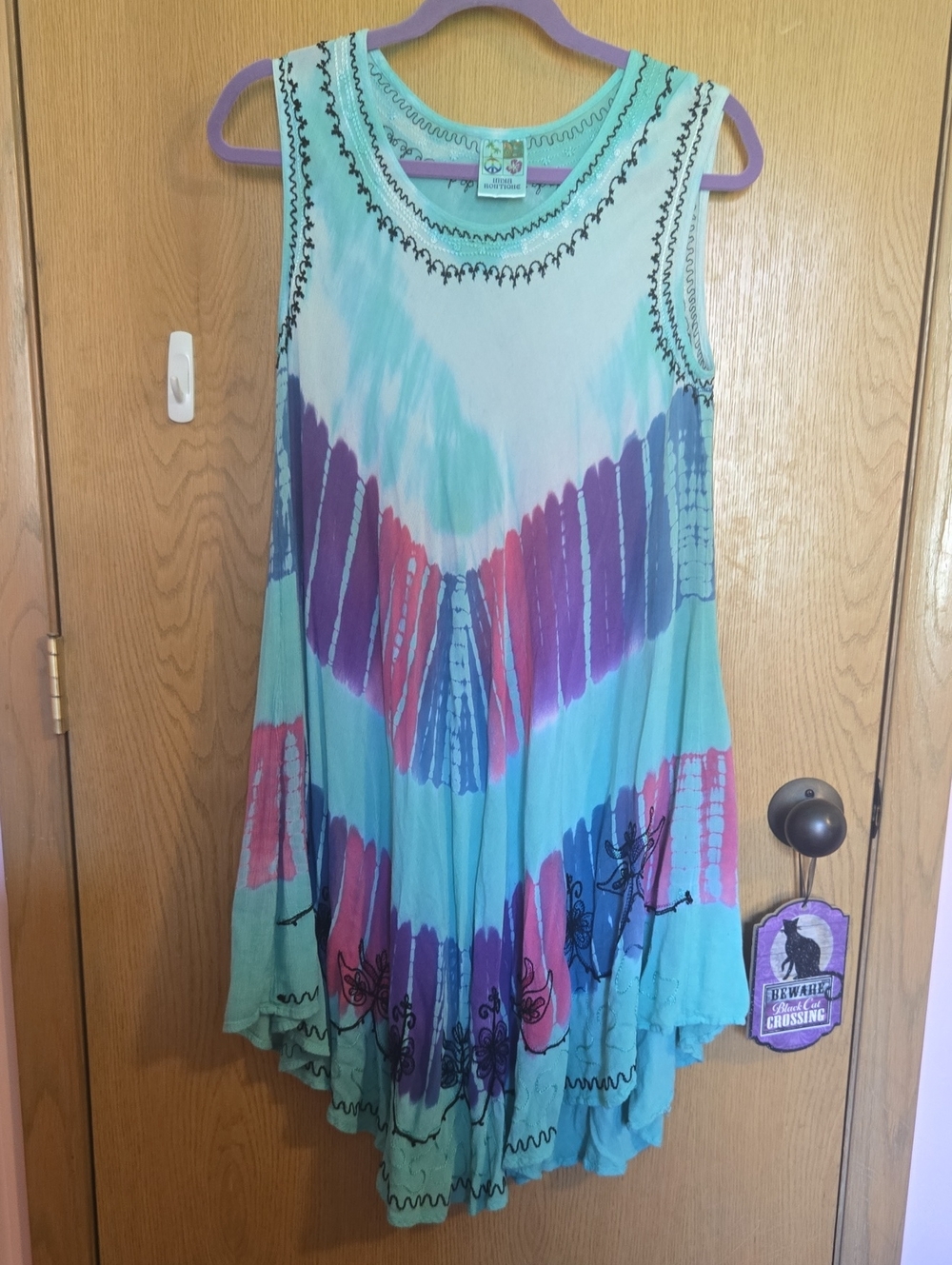 India Boutique Tie Dye Flowy Tank Top/ Dress